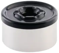 OTT Tischaschenbecher 31'000 Becher farblos, Deckel schwarz - toolster.ch