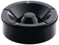OTT Tischaschenbecher «PRESIDENT Standard» 10260 Becher schwarz, Deckel schwarz - toolster.ch