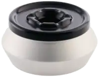 OTT Tischaschenbecher «EXPO» 8540 Becher farblos, Deckel schwarz - toolster.ch