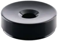 OTT Tischaschenbecher «ELEGANCE» 220 Becher schwarz, Deckel schwarz - toolster.ch