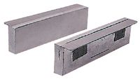 Schraubstockbacken aus Aluminium flach / per Paar 125 mit Magnet - toolster.ch