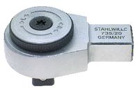 STAHLWILLE Einsteck-Knarre 735/20 - 1/2" / 14 x 18 mm - toolster.ch