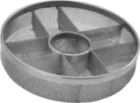 ELMA Panier de 9 séparations acier inoxydable Ø 64 mm / hauteur 1/3 - toolster.ch