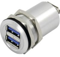 ZESAR USB-A-3.0-Doppelkonsole pulverbeschichtet - toolster.ch