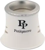 PETITPIERRE Elastische Lupe mit Aluminiumring Farbe: Weiss BLENDENDURCHMESSER: 20 mm - toolster.ch