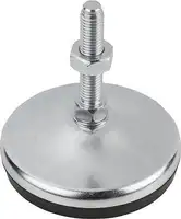 KIPP Pied réglable , K0739 acier, Form A, Ø50mm M10/50 - toolster.ch