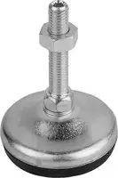 KIPP Stellfuss , K0739 Stahl, Form C, Ø50mm, M12/100 - toolster.ch