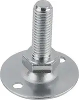 KIPP Pied réglable , K0678 acier, Ø30mm, avec perçage, M8/40 - toolster.ch