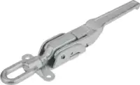 KIPP Spannverschluss einstellbar  K0052 Form A, Haltekraft 20000 N 204 x 37 mm - toolster.ch