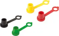 KIPP Capuchon pour graisseur conique DIN 71412, forme B, avec onglet 12 x 12 mm (B), rouge - toolster.ch