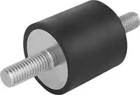 NERIOX Rundpuffer  Typ A NR 55 Shore A 50 x 40 mm / M10 x 28 mm - toolster.ch