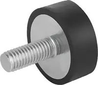 NERIOX Rundpuffer  Typ D NR 55 Shore A 25 x 20 mm / M6 x 18 mm - toolster.ch