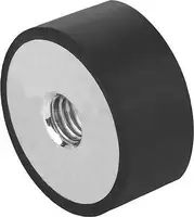 NERIOX Rundpuffer  Typ E NR 55 Shore A 40 x 40 mm / M8 x 8 mm - toolster.ch