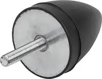 NERIOX Parabelpuffer NR 55 Shore A 30 x 36 mm / M8 x 20 mm - toolster.ch