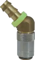 NERIOX Schnellverschlusskupplung  Form D Push-Lock 45° ohne Ventil 9.4 / 10 / S6 - toolster.ch