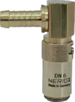 NERIOX Schnellverschlusskupplung  Form D TempSecure 90° mit Ventil 9.4 / 9 / S6 - toolster.ch