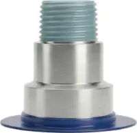 NERIOX Anschlussnippel Kupplung  Form S Farbring blau, Gewinde mit Beschichtung DN 12 / R 3/8", blau - toolster.ch