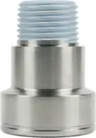 NERIOX Embout de raccord.  forme S / 12 sans bagues, revêtement de filetage DN 12 / R 3/8", neutre - toolster.ch