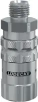 LUEDECKE Schnellverschlusskupplung ESCBE mit geradem Aussengewinde, Edelstahl DN 6 - G 1/4" - toolster.ch