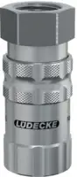 LUEDECKE Schnellverschlusskupplung ESCBE mit geradem Innengewinde, Edelstahl DN 6 - G 1/4" - toolster.ch