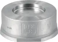 Clapet anti-retour à bride intermédiaire 1 pièce, en inox 1/2" - toolster.ch