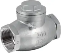 Clapet anti-retour à emboîtement PN 16 en inox 1/2" - toolster.ch