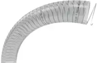 MOULDPRO Tuyau PVC SPIRE ACIER avec spirale en acier 25  / rouleau de 30m - toolster.ch