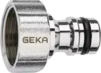 GEKA Hahnstecker "Stecksystem" ® plus mit Innengewinde, verchromtes Messing G 3/4" - toolster.ch