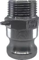 Vaterteil Typ F KAMLOK aus Edelstahl mit NPT Aussengewinde DN 25 - toolster.ch