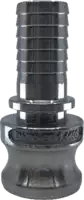 Raccord mâle type E KAMLOK acier inox embout annelé pr coquilles de serrage DN 20 - toolster.ch