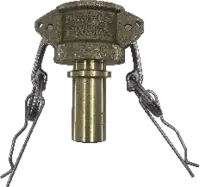 Raccord femelle type C KAMLOK en laiton à embout lisse pour coquilles de serrage DN 19 - toolster.ch
