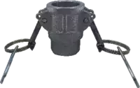 Mutterteil Typ D KAMLOK aus Aluminium mit BSPP Innengewinde DN 32 - toolster.ch