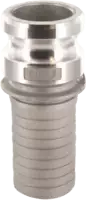 Vaterteil Typ E KAMLOK aus Aluminium mit Stutzen für Schelleneinband DN 25 - toolster.ch