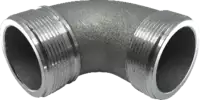 Coude 90° AG/AG en aluminium à joint plat 2" x 2" - toolster.ch