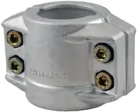 Coquille de serrage en aluminium selon EN 14420-3, vis en acier 59-61 - toolster.ch