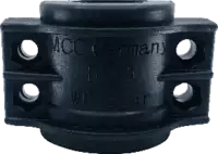 Coquille de serrage polypropylène, noir vis en acier inoxydable 36-39 - toolster.ch