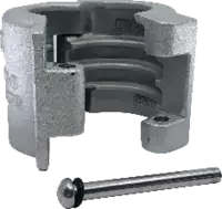 Coquille de serrage en aluminium selon EN 14420-3 34-36 - toolster.ch