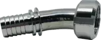 Raccord femelle pour coquilles 45° à embout annelé, sortie taraudée BSPP 1" - toolster.ch