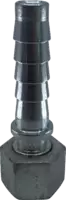 Raccord cannelé en acier collerette sécurité et sortie taraudée 1/2" - toolster.ch