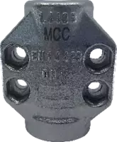 Coquille de serrage en acier inoxydable pour raccord cannelé selon EN 14425 39-41 - toolster.ch