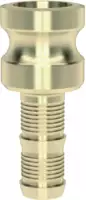 LUEDECKE Partie mâle avec embout de tuyau passage réduit 19 mm - toolster.ch