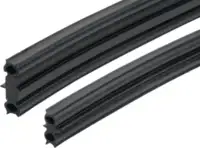 KIPP Vierlippenprofil aus EPDM-Moosgummi, schwarz 8.6 x 20 x 10000 mm - toolster.ch