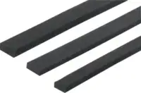 KIPP Profilé rectang. en caoutch. cellulaire en CR, noir 20 x 5 x 20000 mm - toolster.ch