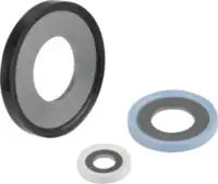 KIPP Joint à vis bague USIT Hygienic EPDM, noir 10.1 x 21.2 x 1.5 mm - toolster.ch