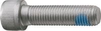 Zylinderschrauben mit Innensechskant, Tuflok<sup>®</sup>-Fleck beschichtet Stahl 8.8 / verzinkt-blau ohne Schaft M  8 x 20 - toolster.ch