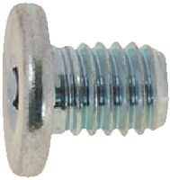 Zylinderschrauben mit Innensechskant und extrem niedrigem Kopf Stahl ~010.9 / verzinkt-blau M  8 x 10 - toolster.ch