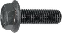 VERBUS RIPP Sechskantschrauben mit geripptem Flansch <sup>®</sup> Stahl 100 / schwarz M  6 x 16 - toolster.ch