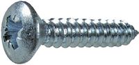 Linsensenk-Blechschrauben mit Kreuzschlitz PozidrivForm Z Stahl einsatzgehärtet / verzinkt-blau und Spitze Form C 2.2 x  6.5 - brwtools.ch