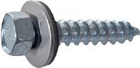 Fassadenschrauben mit Spitze INOX 1.4301 / verzinkt ohne / mit Schaft, mit montierter Dichtscheibe Ø 6.5 x  19 - brwtools.ch