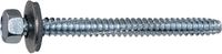 Fassadenschrauben mit Zapfen INOX 1.4301  / verzinkt ohne / mit Schaft, mit montierter Dichtscheibe Ø 6.3 x  25 - brwtools.ch